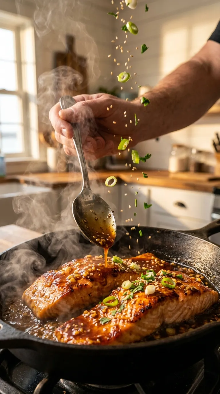 How to Make Honey Garlic Glazed Salmon