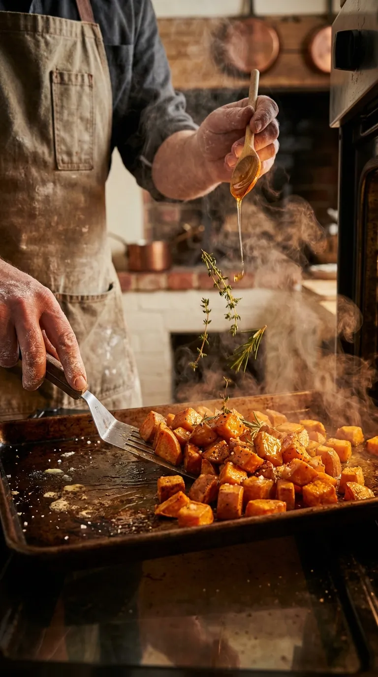 How to Make Honey Roasted Sweet Potatoes