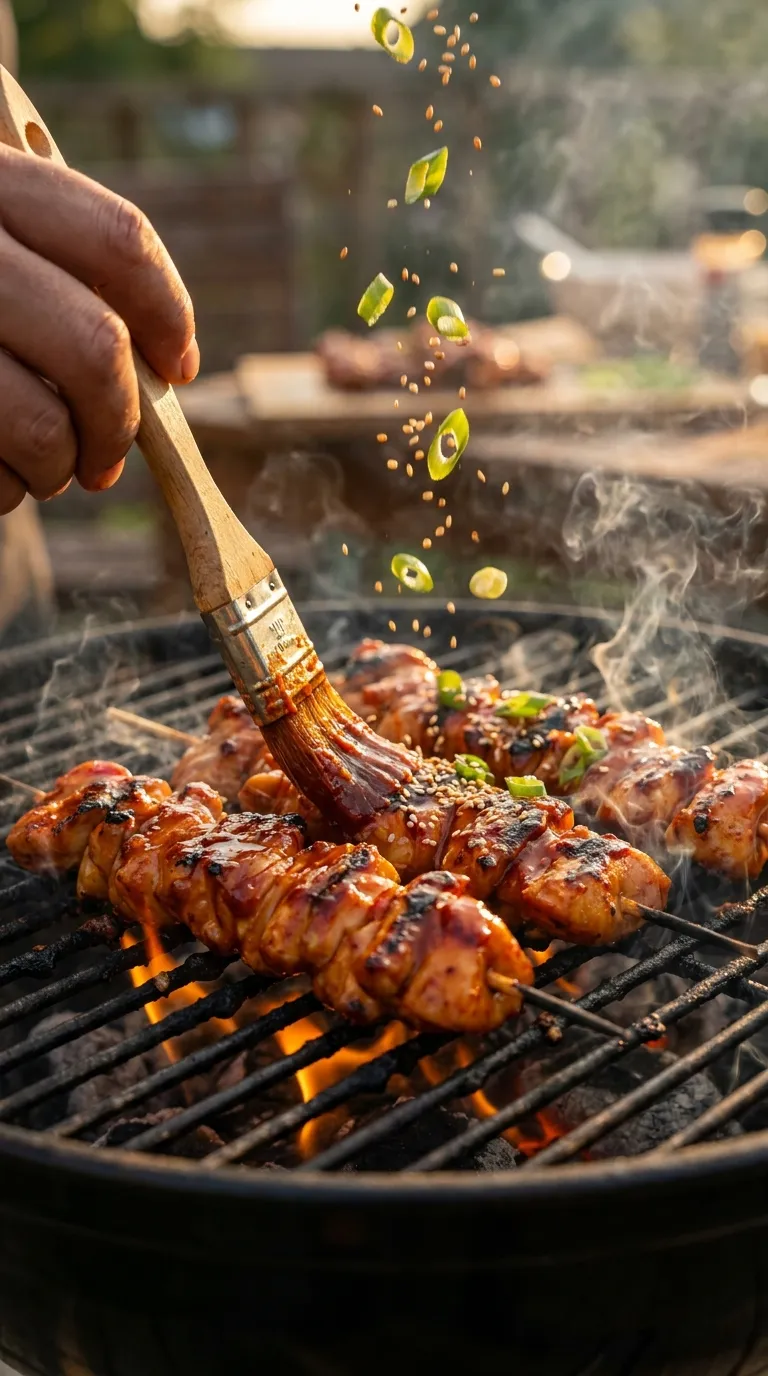 How to Make Korean Chicken Skewers