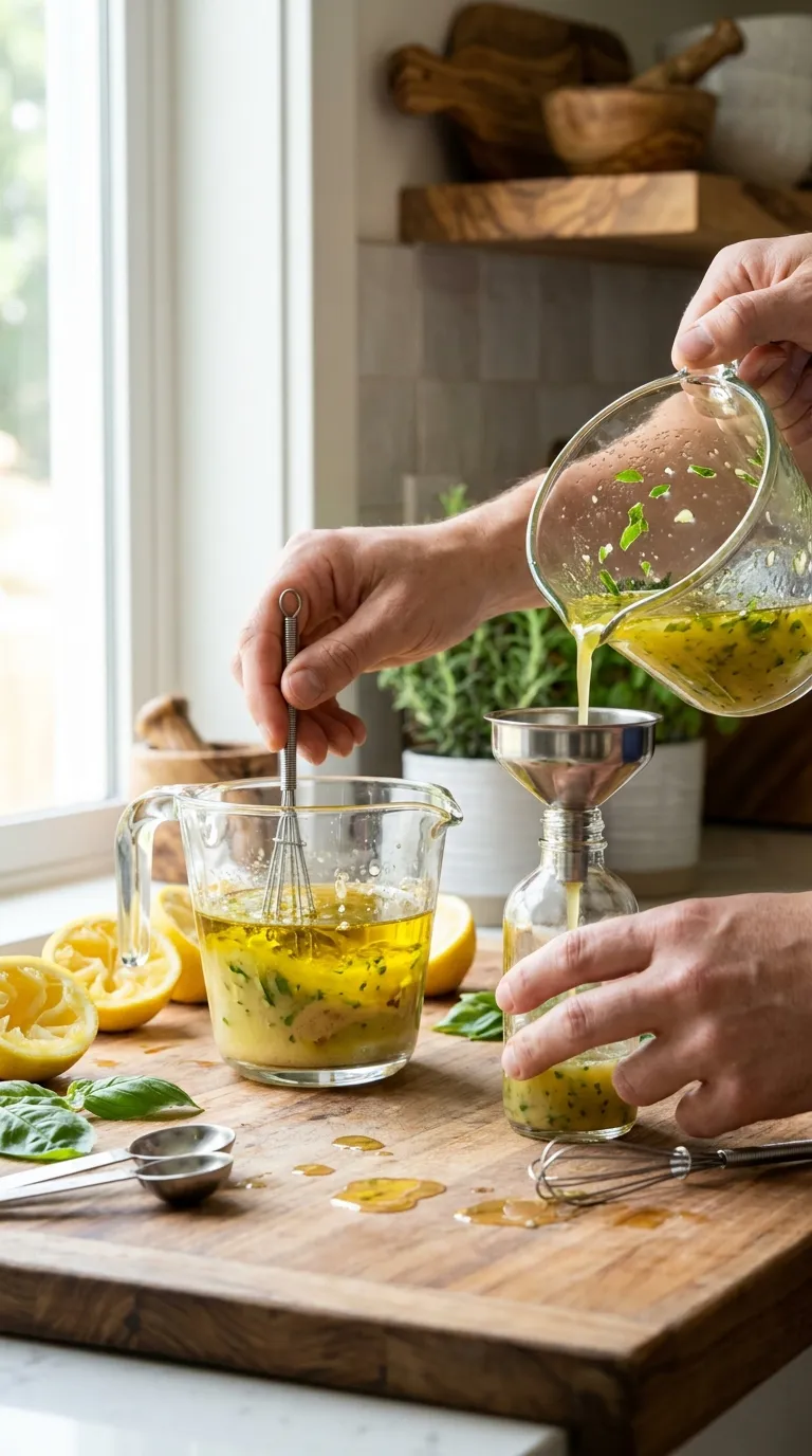 LEMON BASIL VINAIGRETTE DRESSING READY IN FIVE 3 How to Make Lemon Basil Vinaigrette Dressing