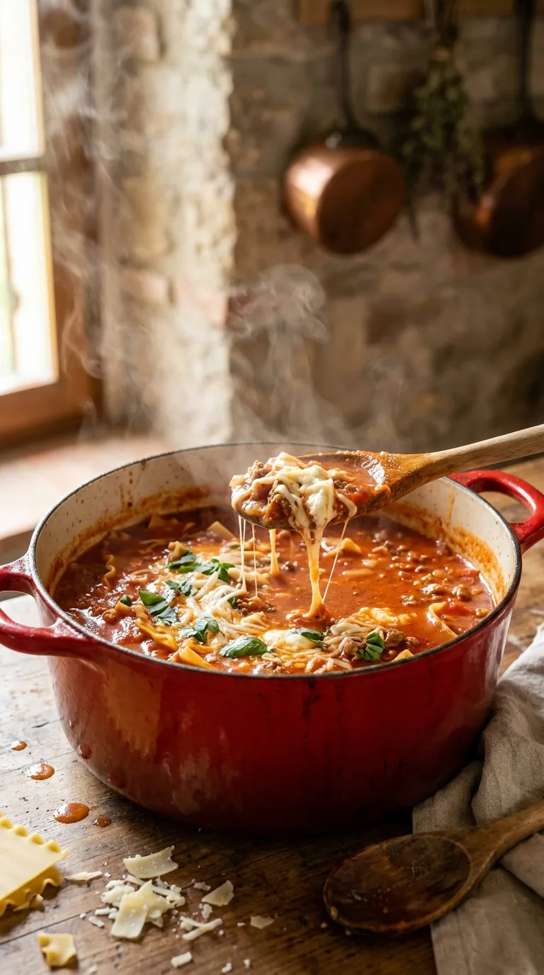 How to Make One Pot Lazy Lasagna