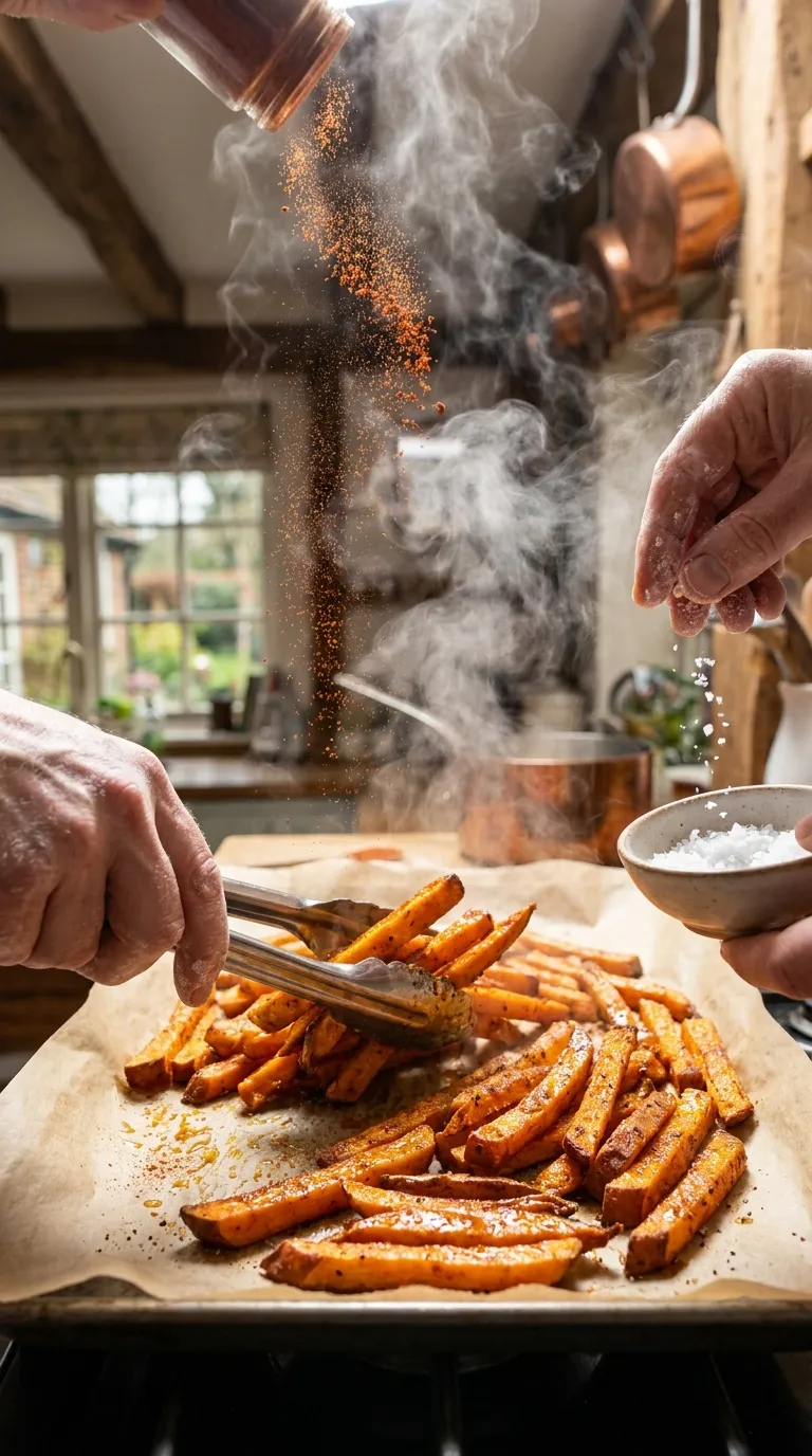 How to Make Oven Baked Sweet Potato Fries