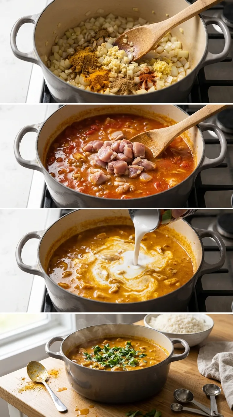 How to Make Slow Cooker Chicken Curry With Coconut Milk