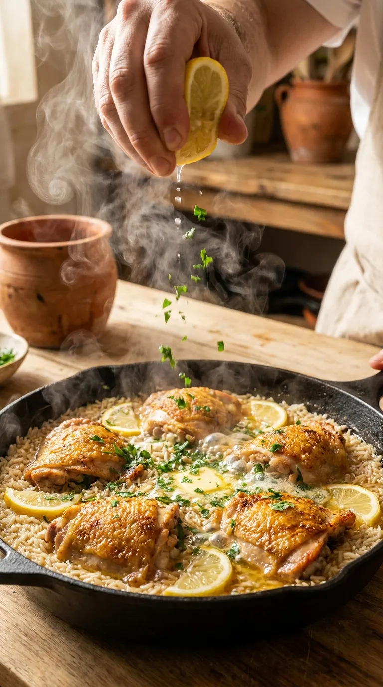 How to Make Slow Cooker Lemon Herb Chicken And Rice