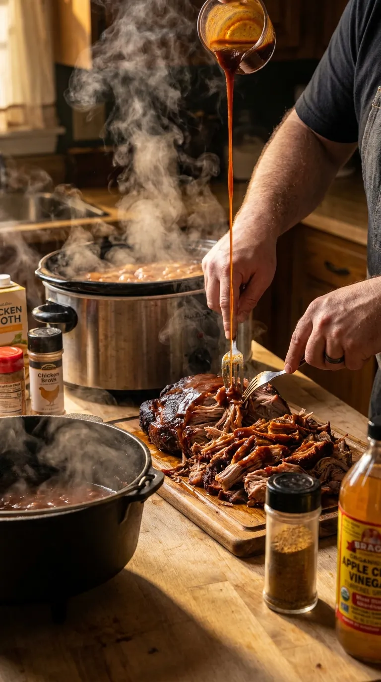 SLOW COOKER PULLED PORK SET AND FORGET 3 How to Make Slow Cooker Pulled Pork
