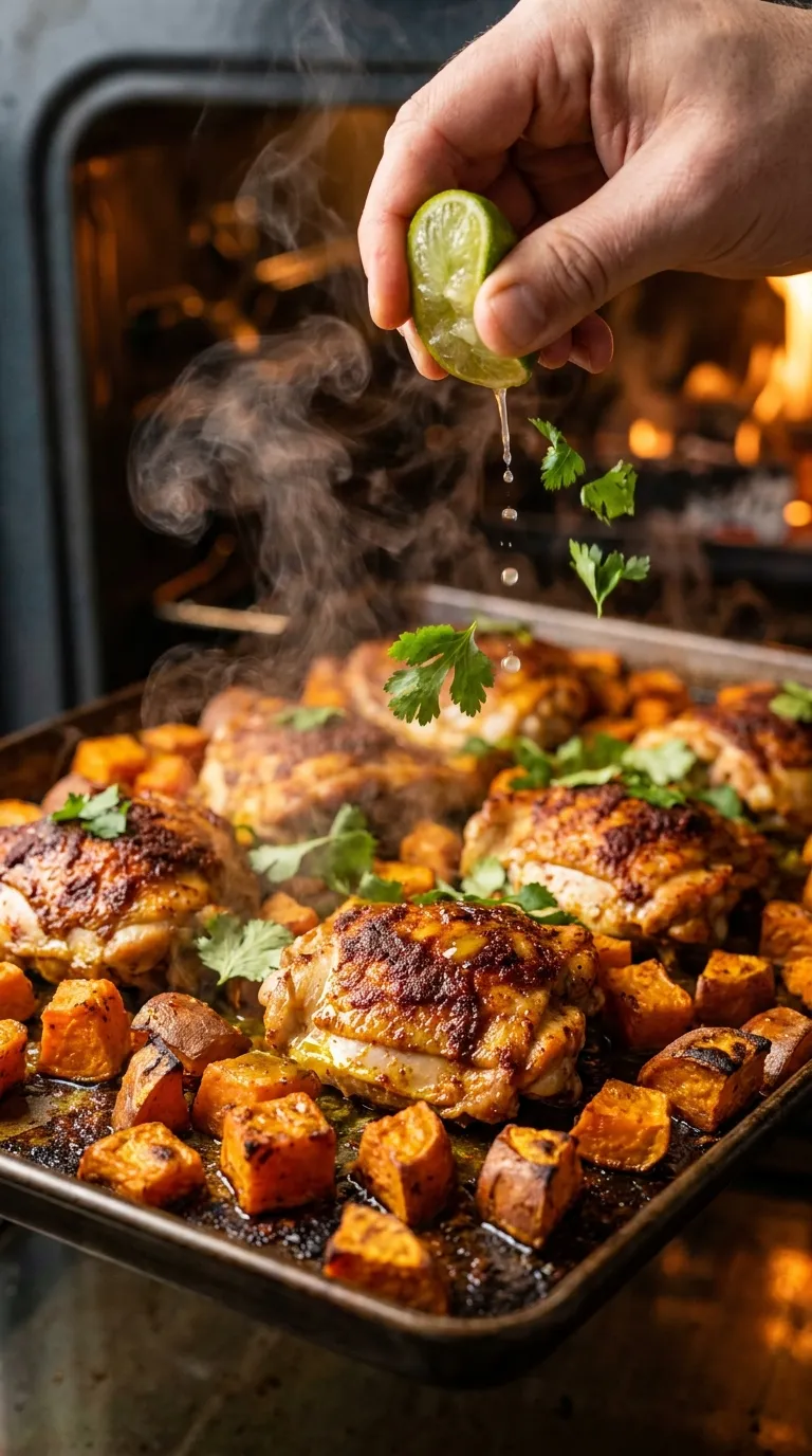 How to Make Spicy Chicken with Sweet Potatoes