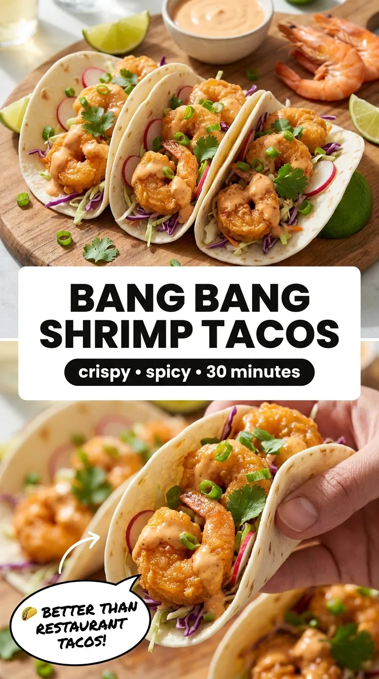 Bang Bang Shrimp Tacos Recipe