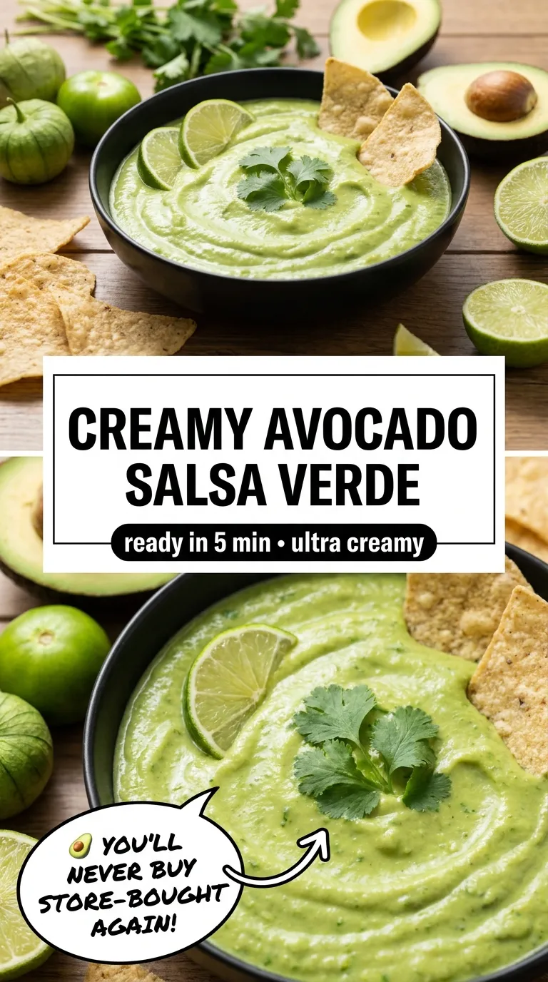 Avocado Salsa Verde Recipe