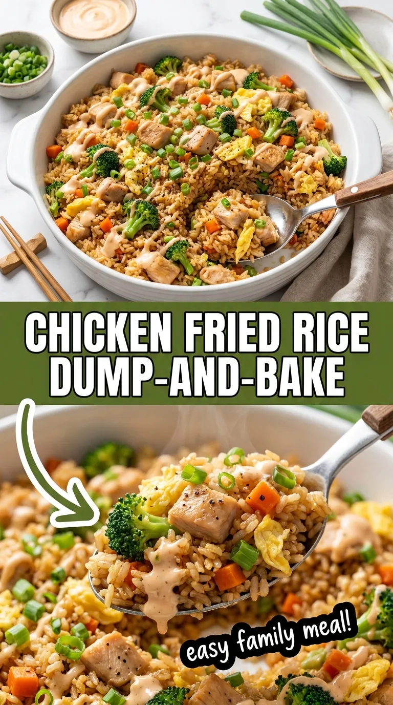 Dump and Bake Fried Rice Recipe