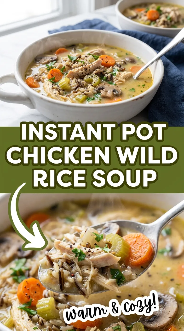 INSTANT POT WILD RICE SOUP HEARTY COMFORT 4 Instant Pot Wild Rice Soup Recipe