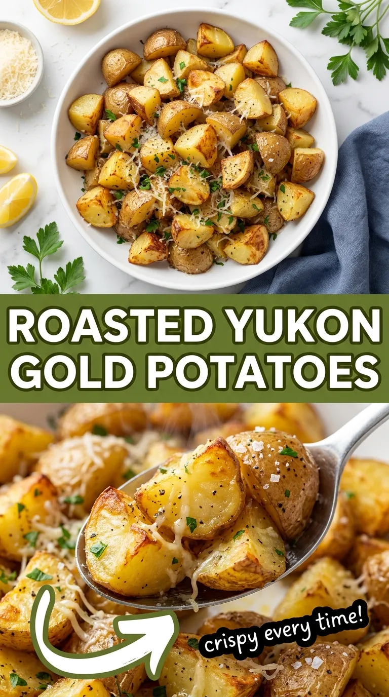 Lemon Dill Parmesan Roasted Potatoes Recipe
