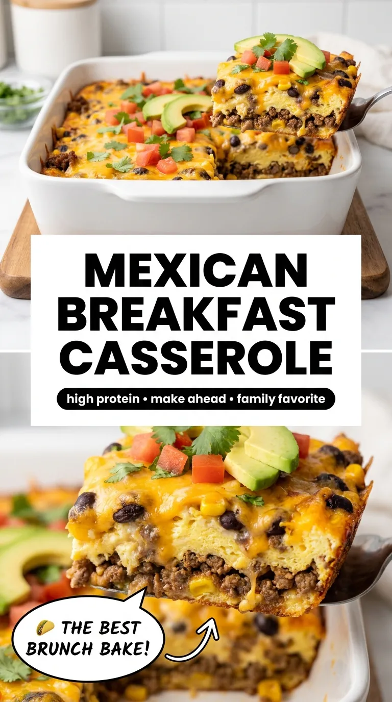 MEXICAN BREAKFAST CASSEROLE TACO TWIST 4 Mexican Breakfast Casserole Recipe