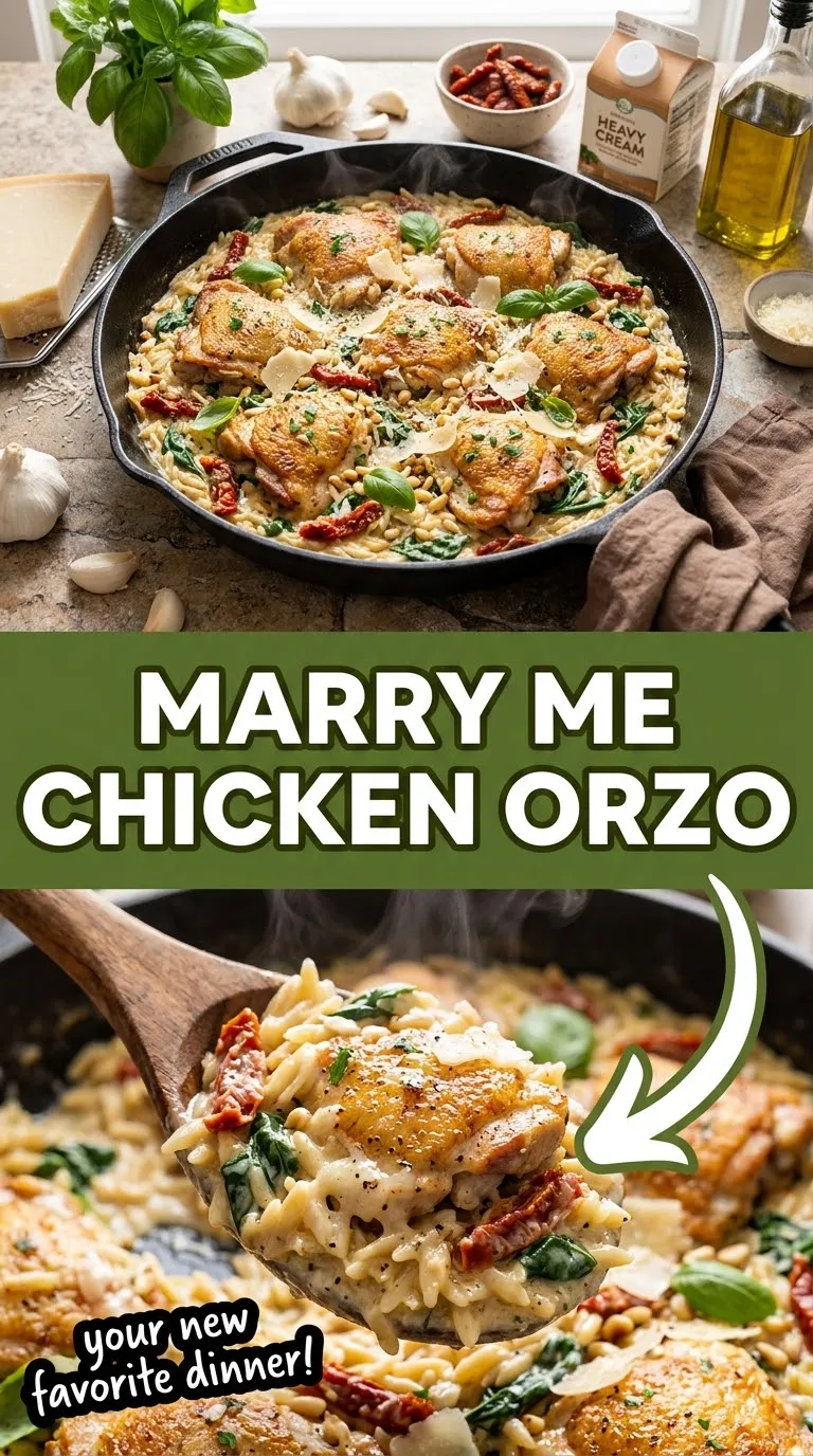 One-Pan Marry Me Chicken Orzo Recipe