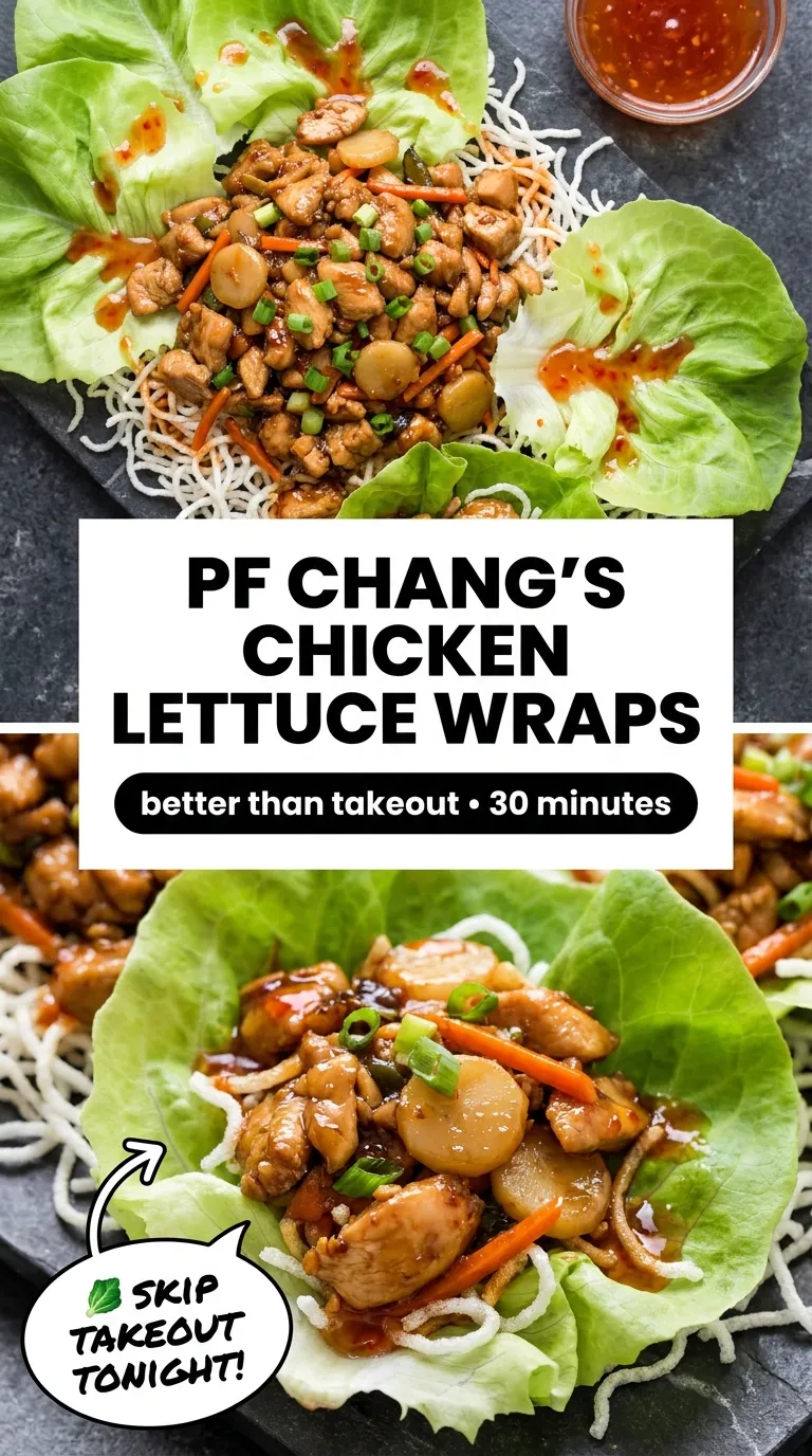 PF Chang's Chicken Lettuce Wraps Recipe