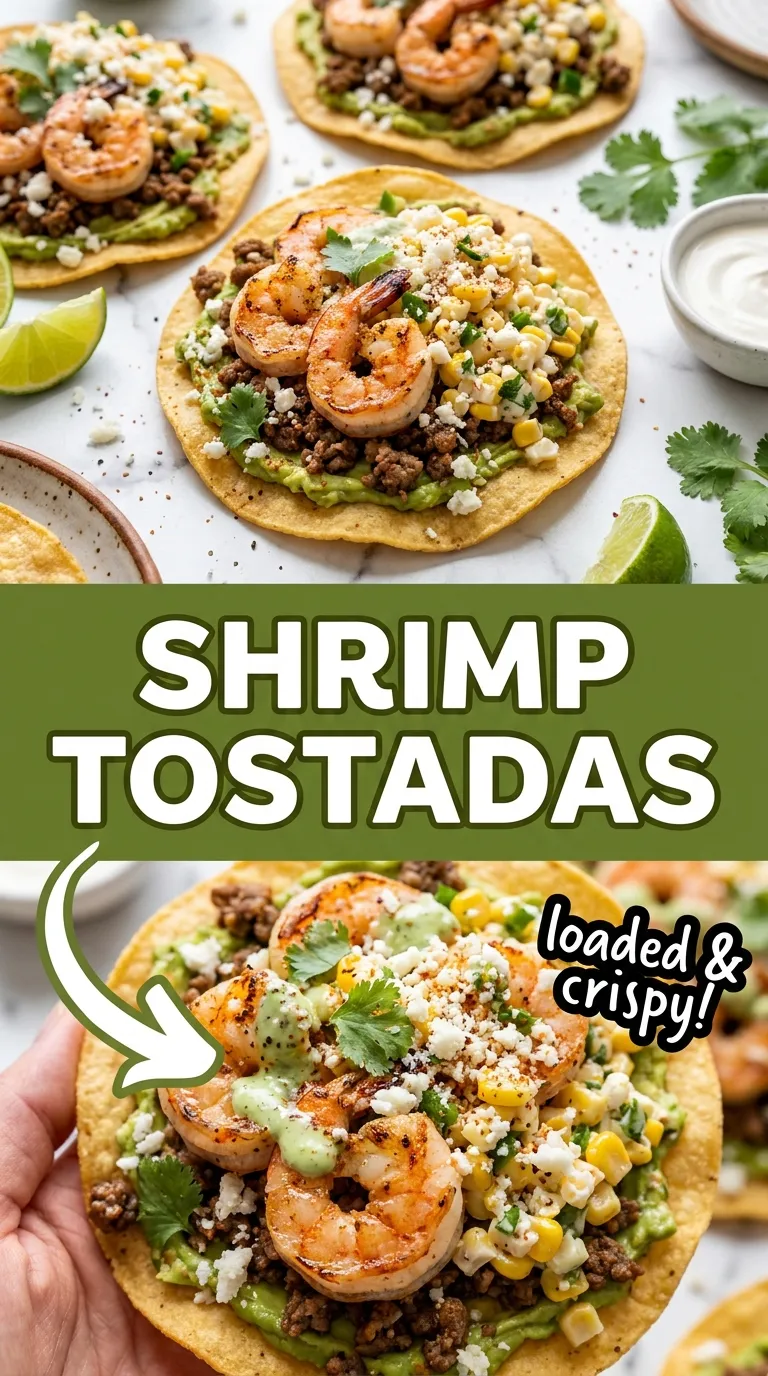 Shrimp Tostadas with Mexican Street Corn Recipe