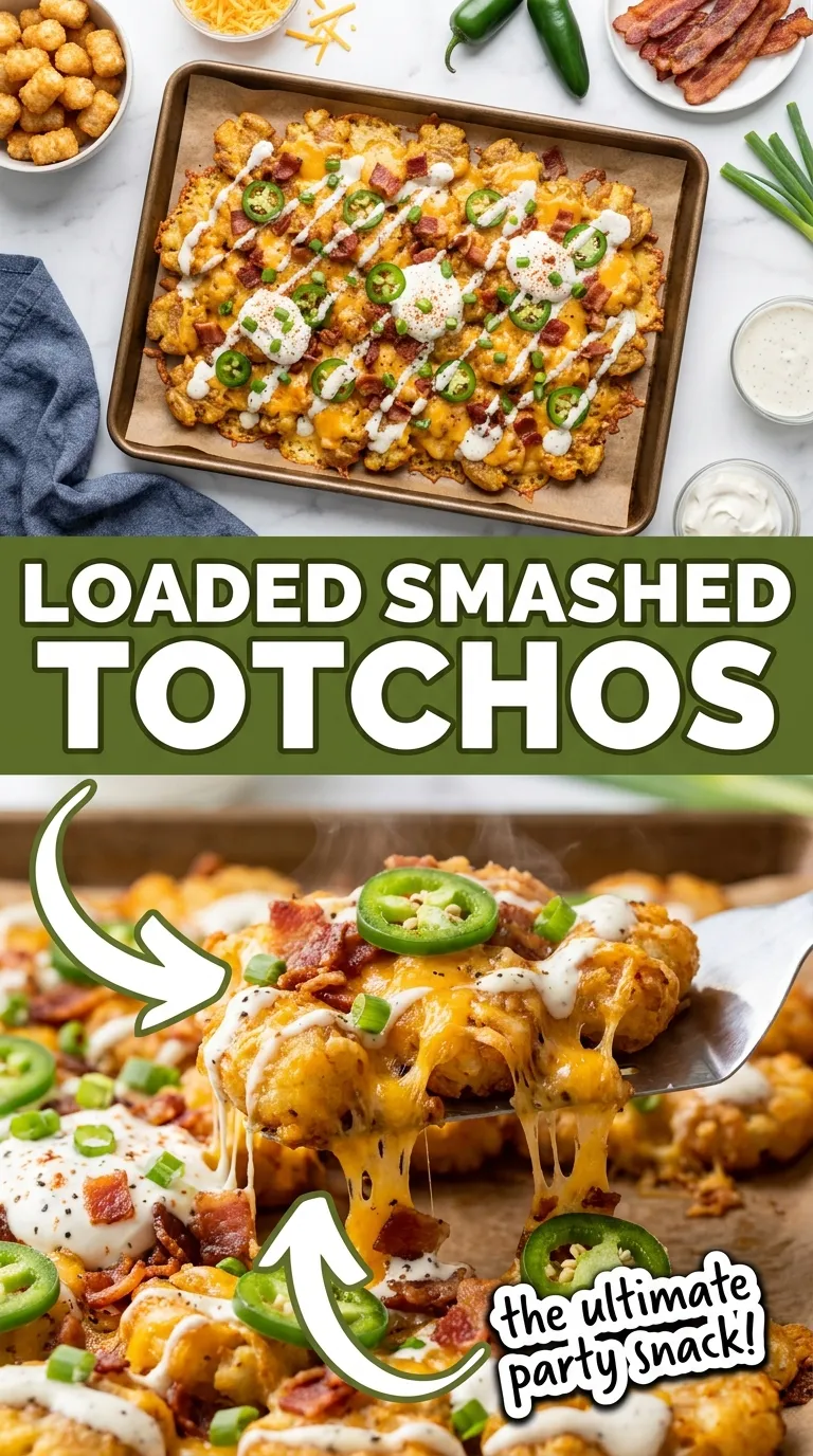 SMASHED TOTCHOS EXTRA CRISPY LOADED RECIPE 4 Loaded Smashed Totchos Recipe