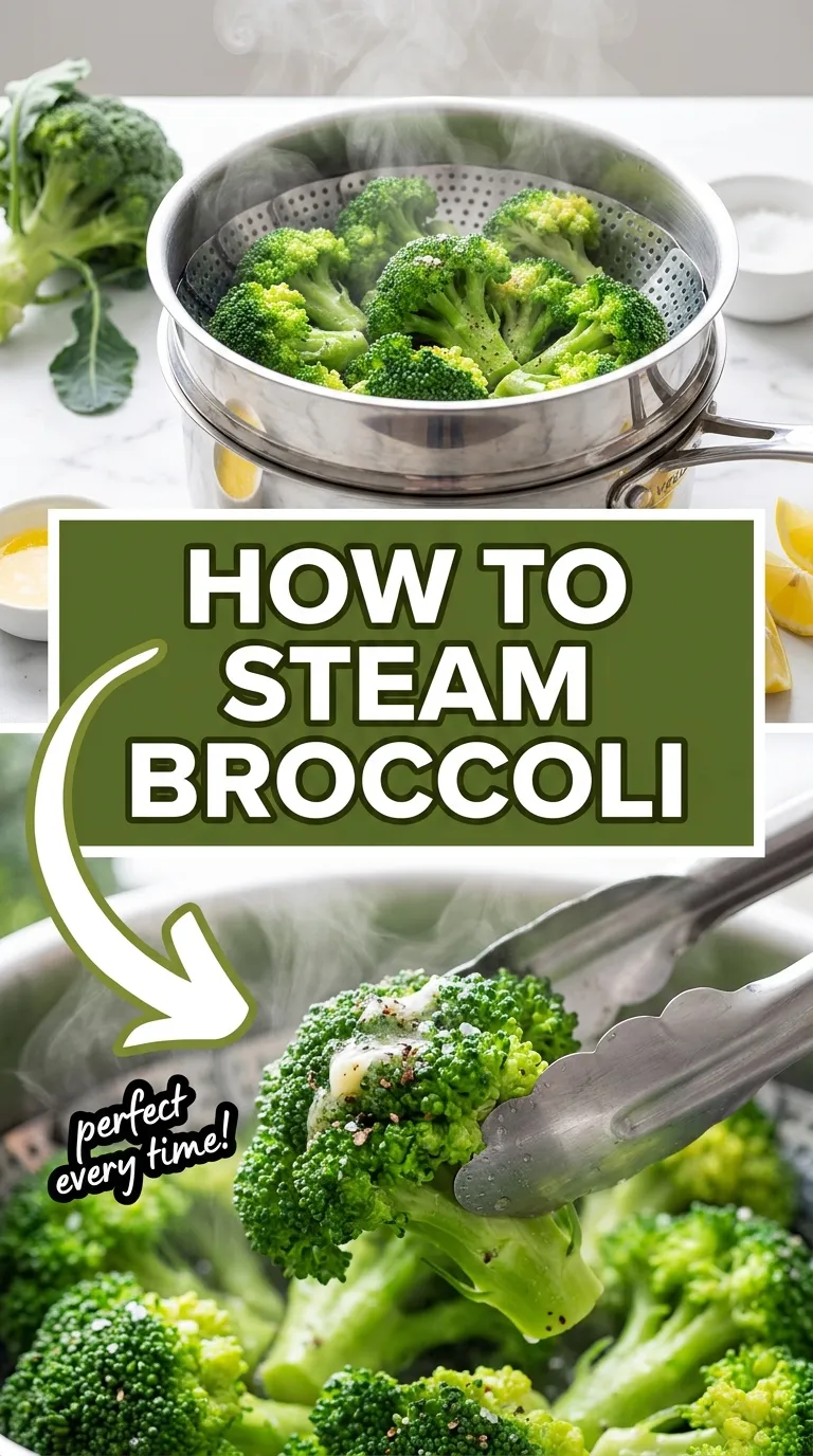 STEAM BROCCOLI PERFECTLY EVERY SINGLE TIME 4 Steam Broccoli Recipe