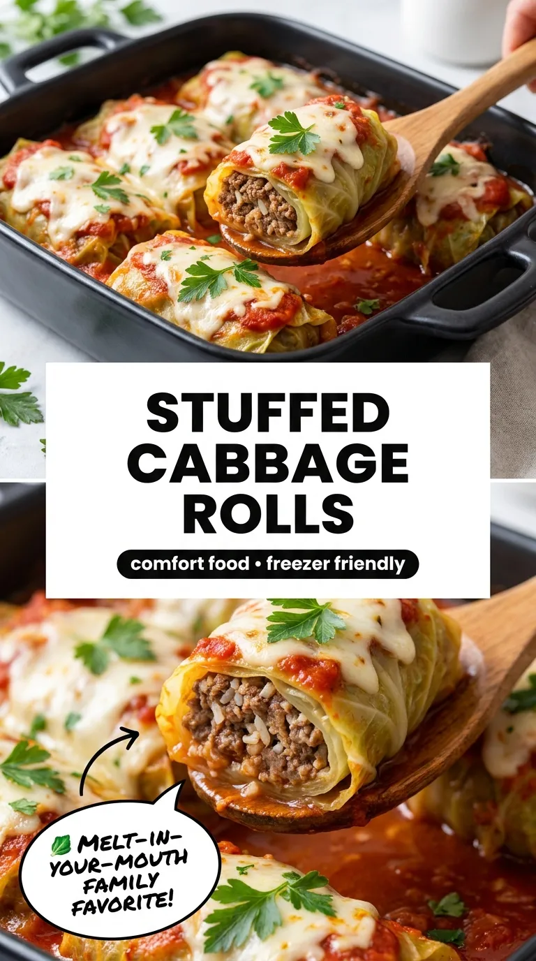 STUFFED CABBAGE ROLLS COMFORT FOOD CLASSIC 4 Stuffed Cabbage Rolls Recipe