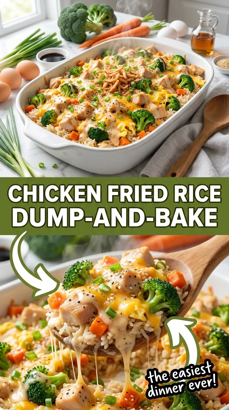 Chicken Fried Rice Bake Recipe