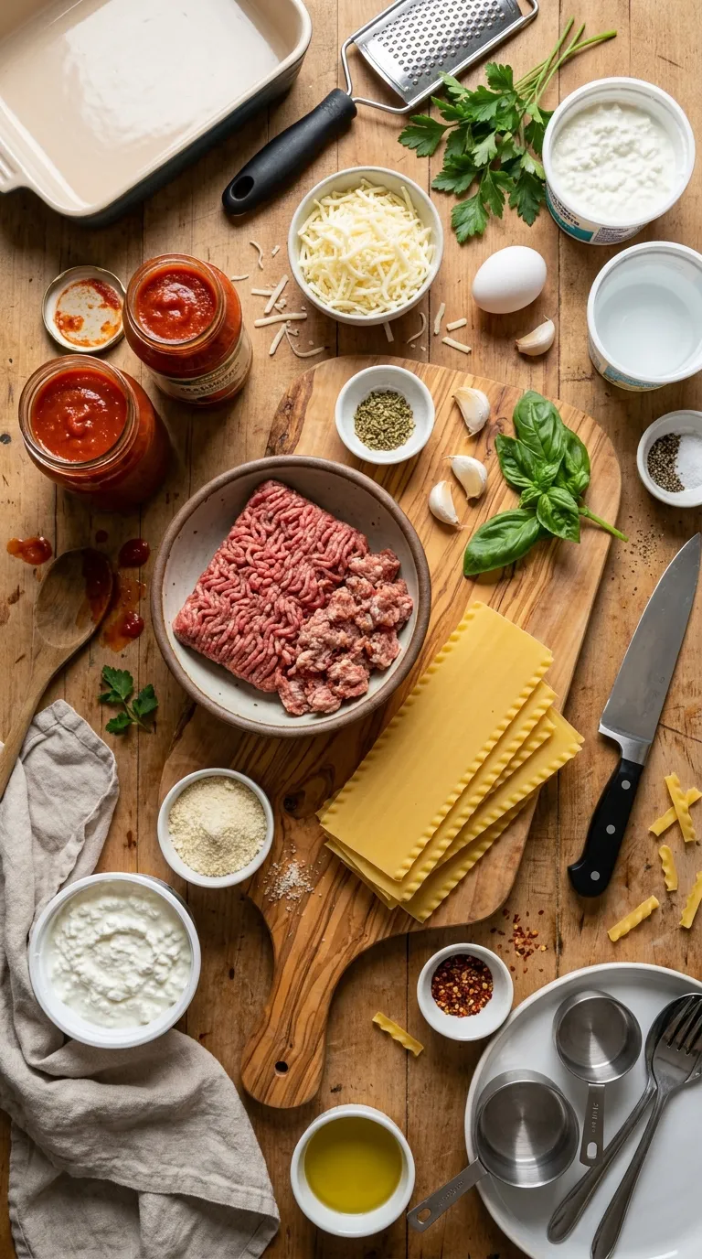 Lasagna Ingredients