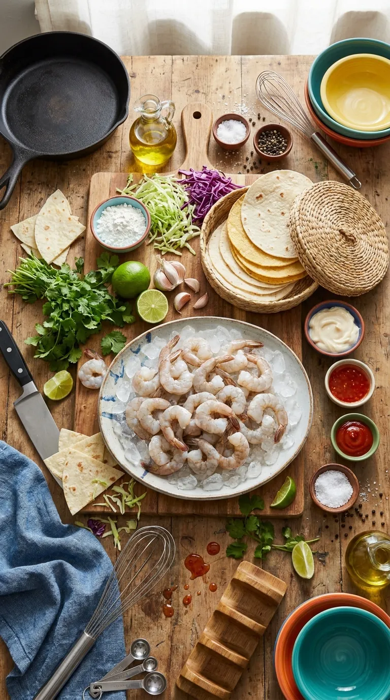 Bang Bang Shrimp Tacos Ingredients
