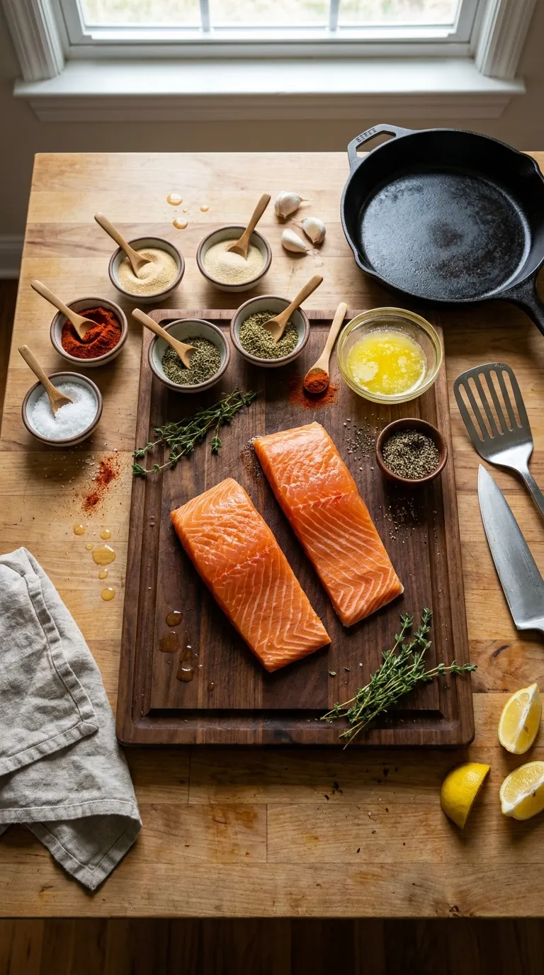 Blackened Salmon Ingredients