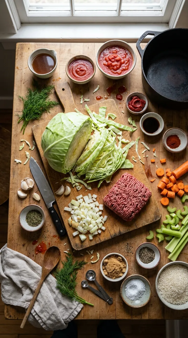 Cabbage Roll Soup Ingredients