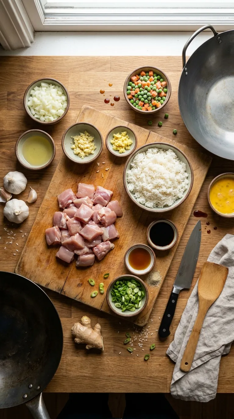 Chicken Fried Rice Ingredients