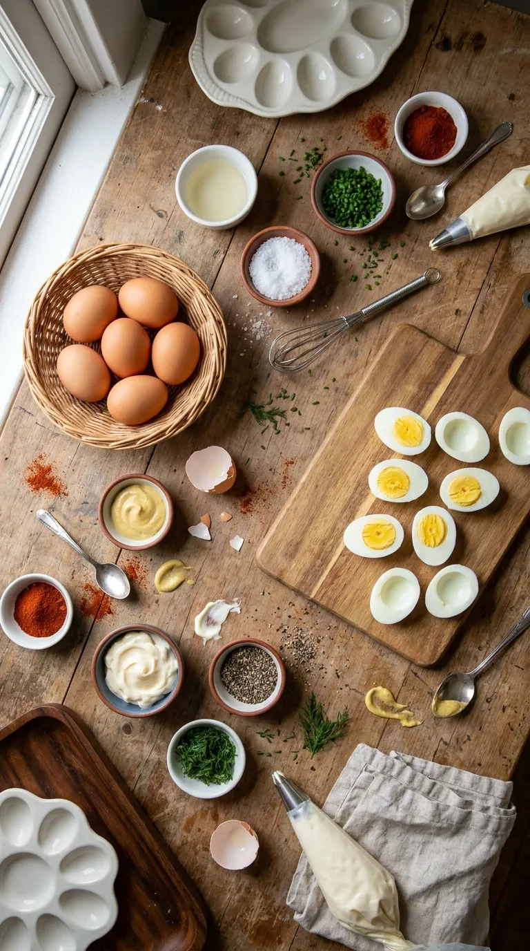 Easter Deviled Eggs Ingredients