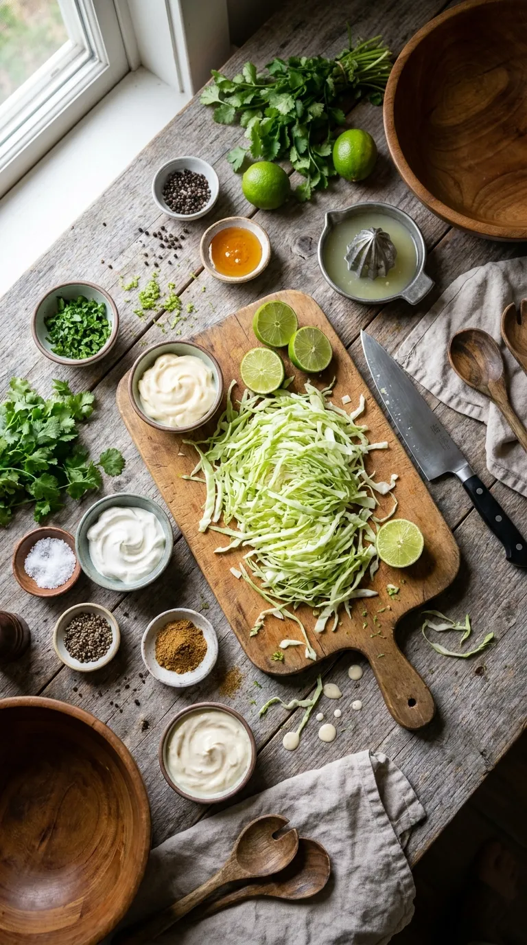 FISH TACO SLAW READY IN FIVE MINUTES 2 Fish Taco Slaw Ingredients
