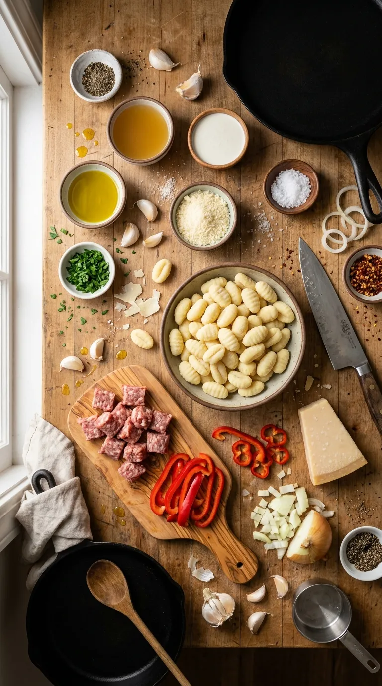 GNOCCHI COMPLETE DINNER EASY WEEKNIGHT WIN 2 Gnocchi Complete Dinner Ingredients