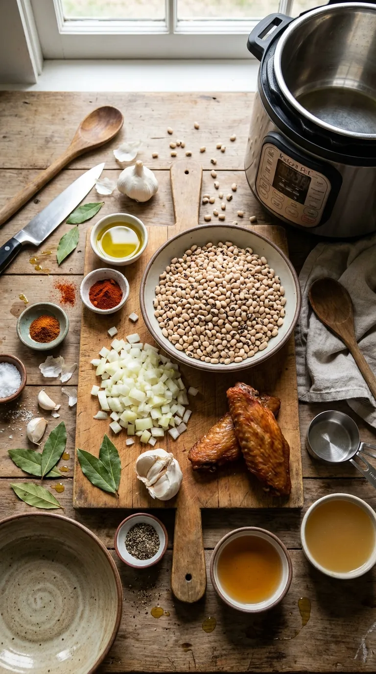 INSTANT POT BLACK EYED PEAS READY IN 30 MIN 2 Instant Pot Black Eyed Peas Ingredients