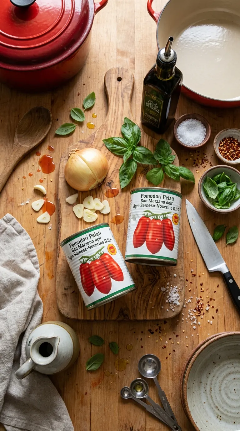 San Marzano Tomato Sauce Ingredients