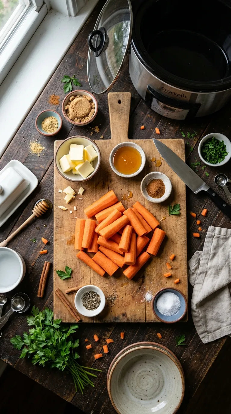 Slow Cooker Honey Glazed Carrots Ingredients