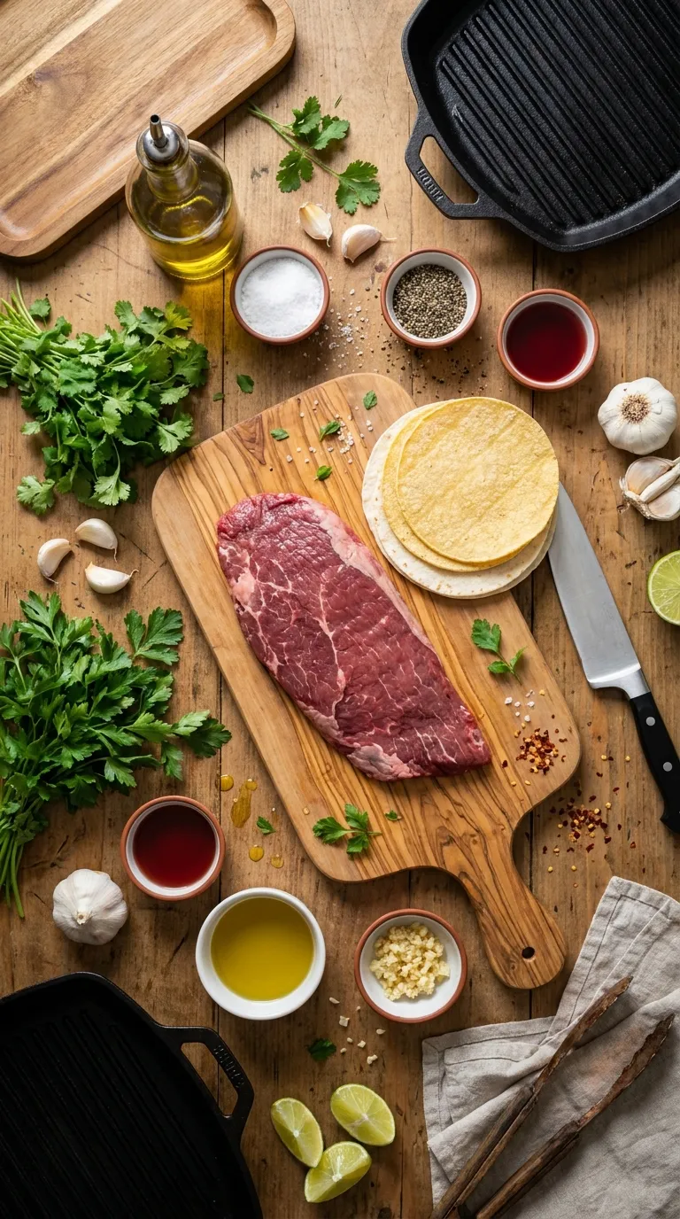 Steak Tacos with Chimichurri Sauce Ingredients