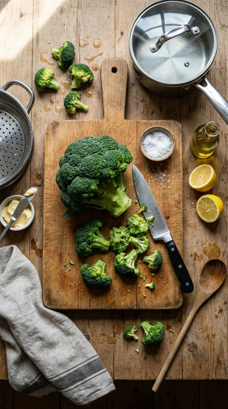 STEAM BROCCOLI PERFECTLY EVERY SINGLE TIME 2 Steam Broccoli Ingredients