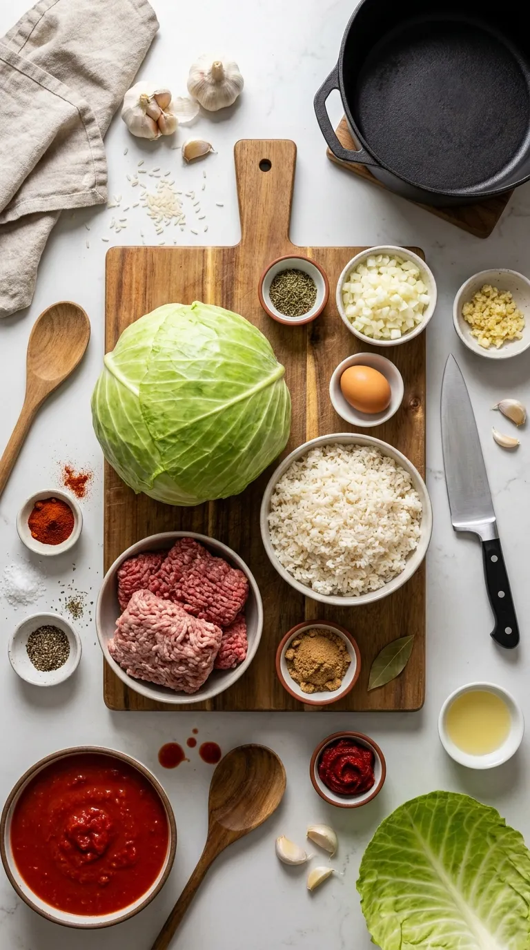 STUFFED CABBAGE ROLLS COMFORT FOOD CLASSIC 2 Stuffed Cabbage Rolls Ingredients