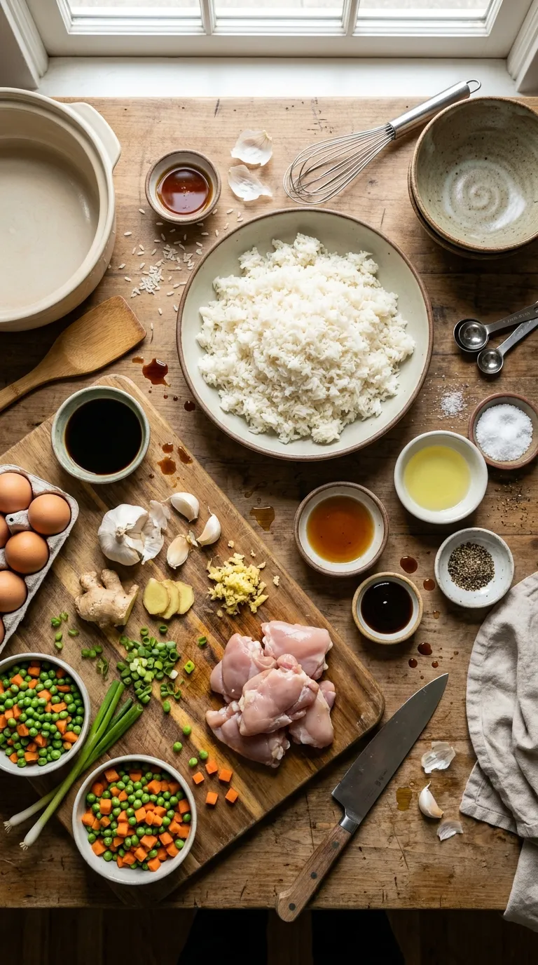 Chicken Fried Rice Bake Ingredients