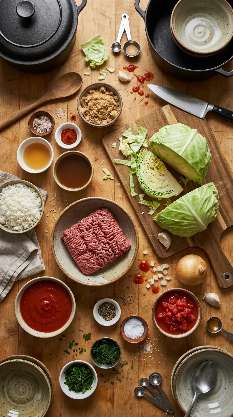 UNSTUFFED CABBAGE ROLLS READY IN 30 MINUTES 2 Unstuffed Cabbage Rolls Ingredients