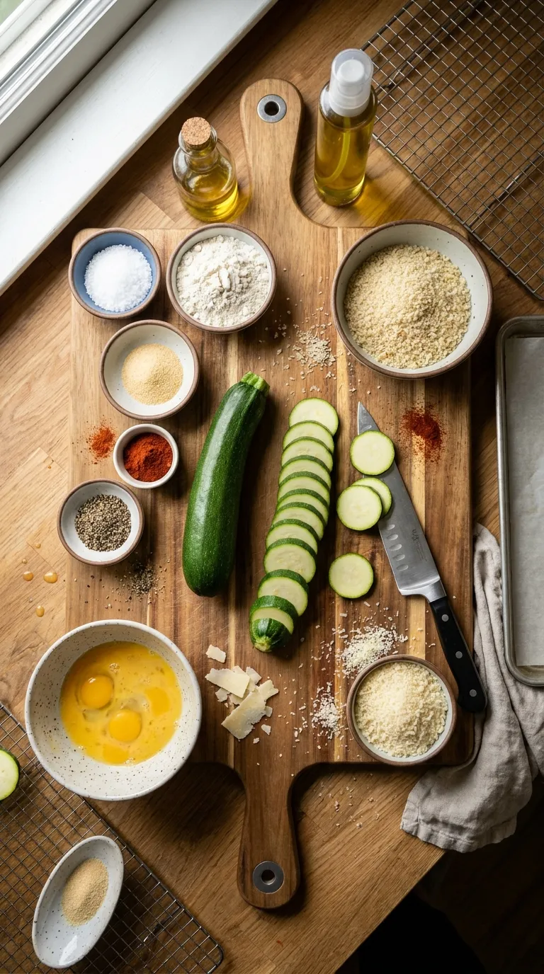 ZUCCHINI FRIES READY IN 30 MINUTES 2 Zucchini Fries Ingredients