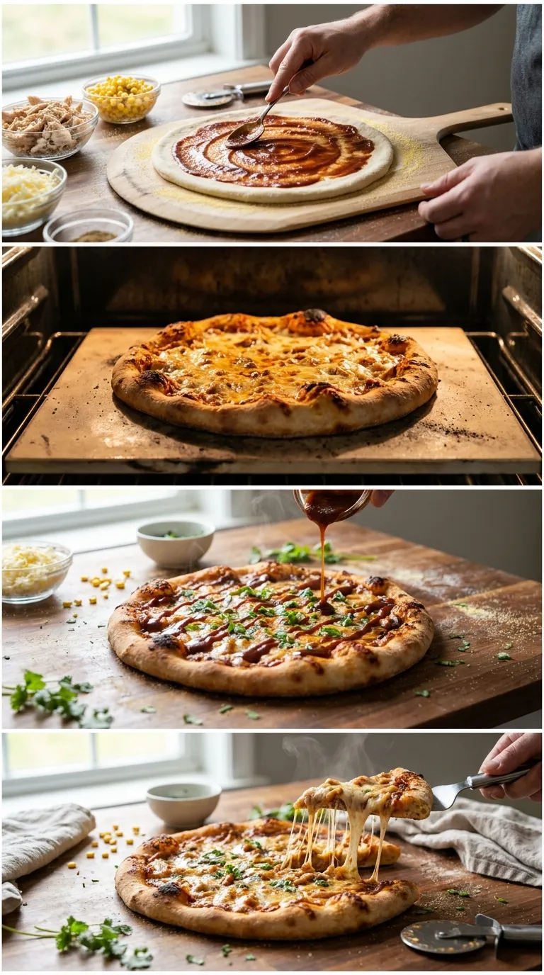 How to Make BBQ Chicken Pizza