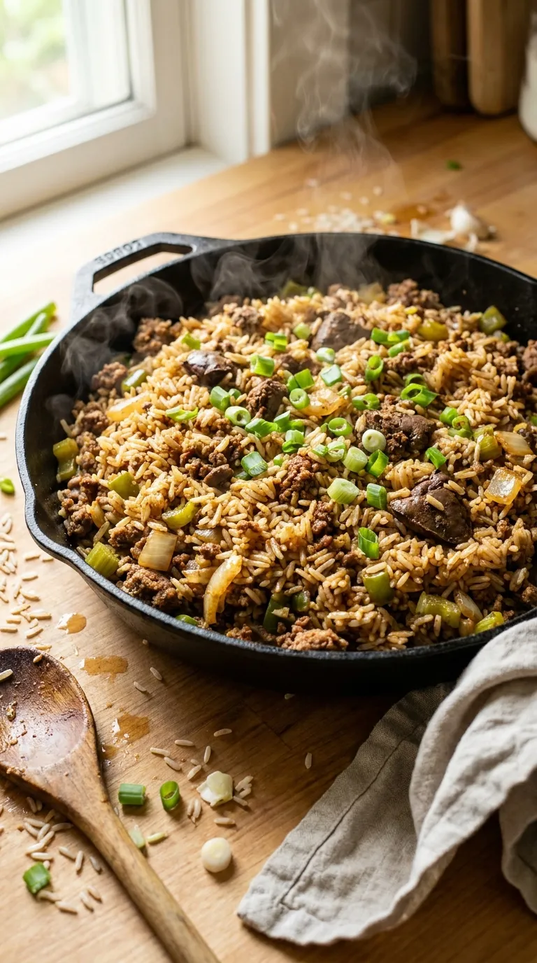 How to Make Cajun Dirty Rice