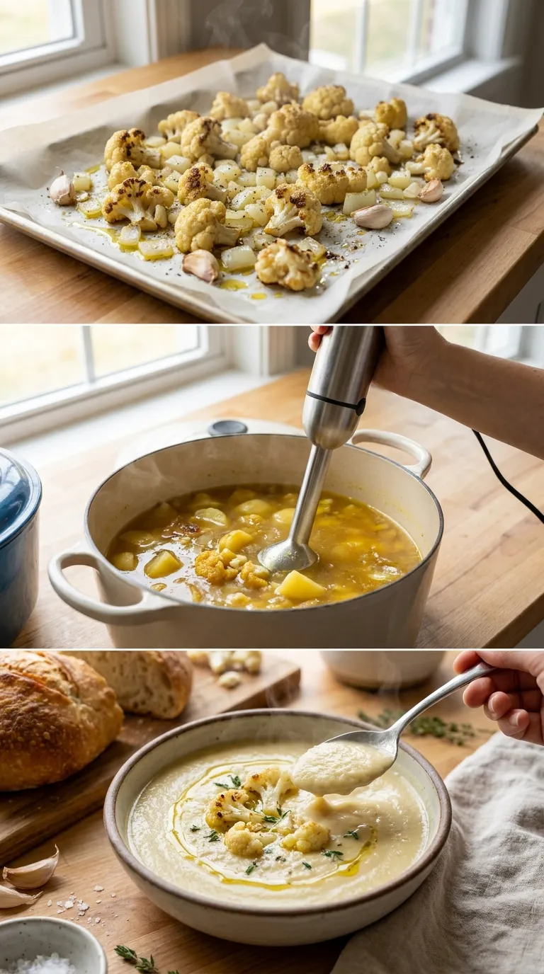 How to Make Cauliflower Soup
