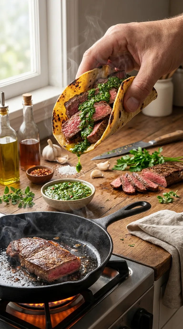 CHIMICHURRI STEAK TACOS BEST EVER RECIPE 3 How to Make Chimichurri Steak Tacos