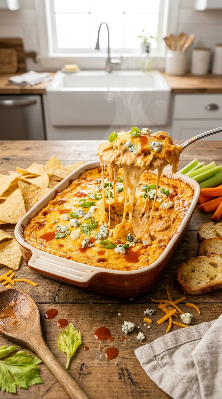 How to Make Crockpot Buffalo Chicken Dip