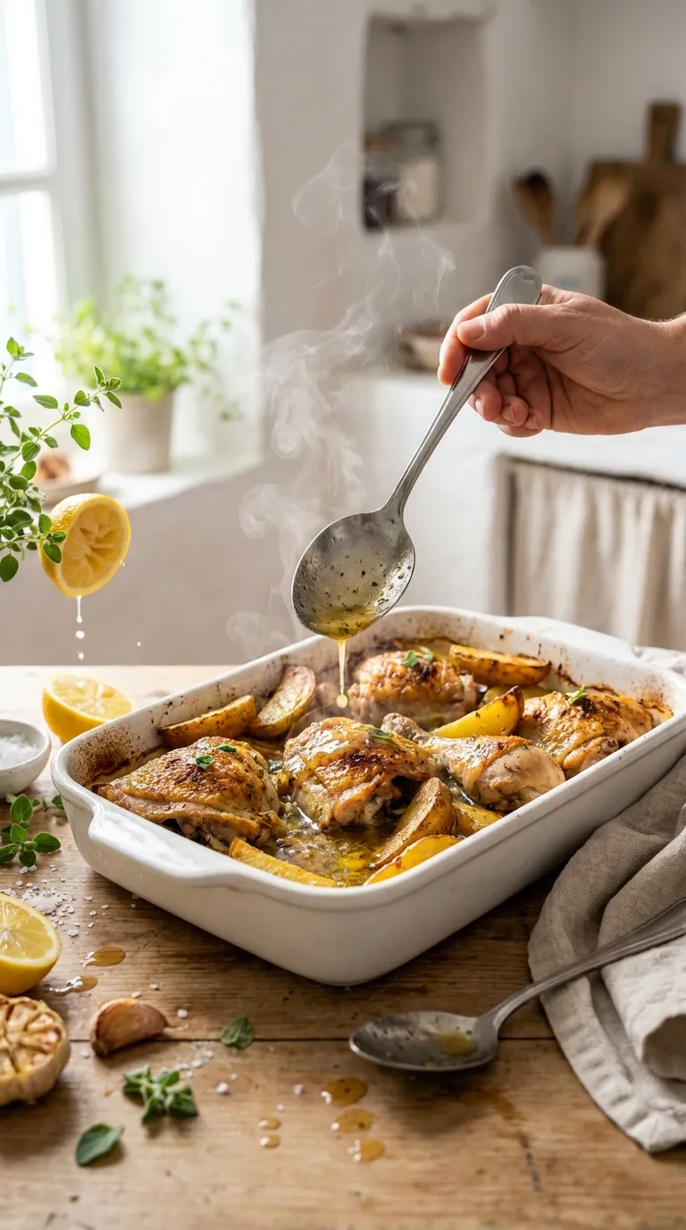 How to Make Sheet Pan Greek Chicken & Potatoes