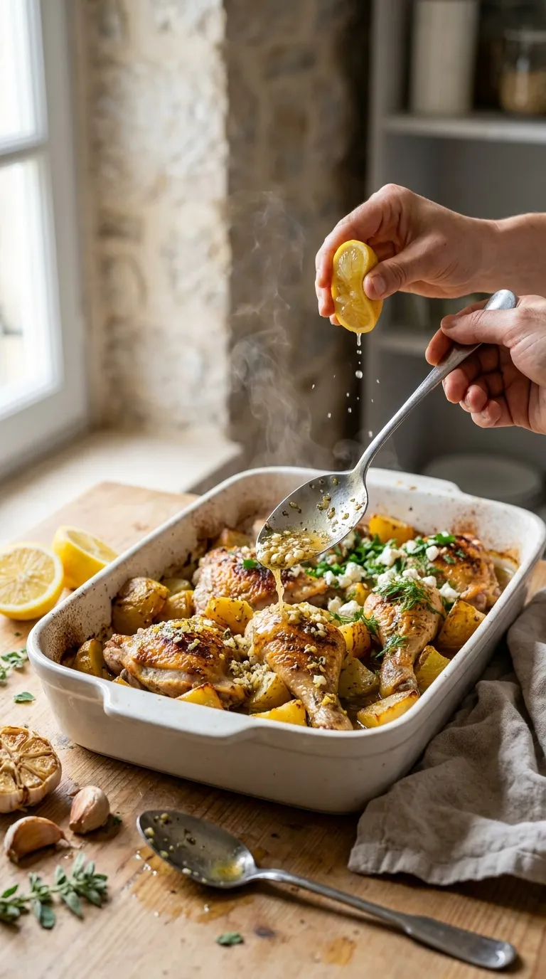 GREEK LEMON CHICKEN AND POTATOES FAMILY FEAST 3 How to Make Greek Lemon Chicken And Potatoes