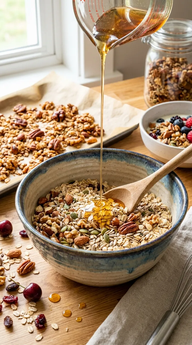 HOMEMADE GRANOLA A HEALTHY CRUNCHY TREAT 3 How to Make Homemade Granola