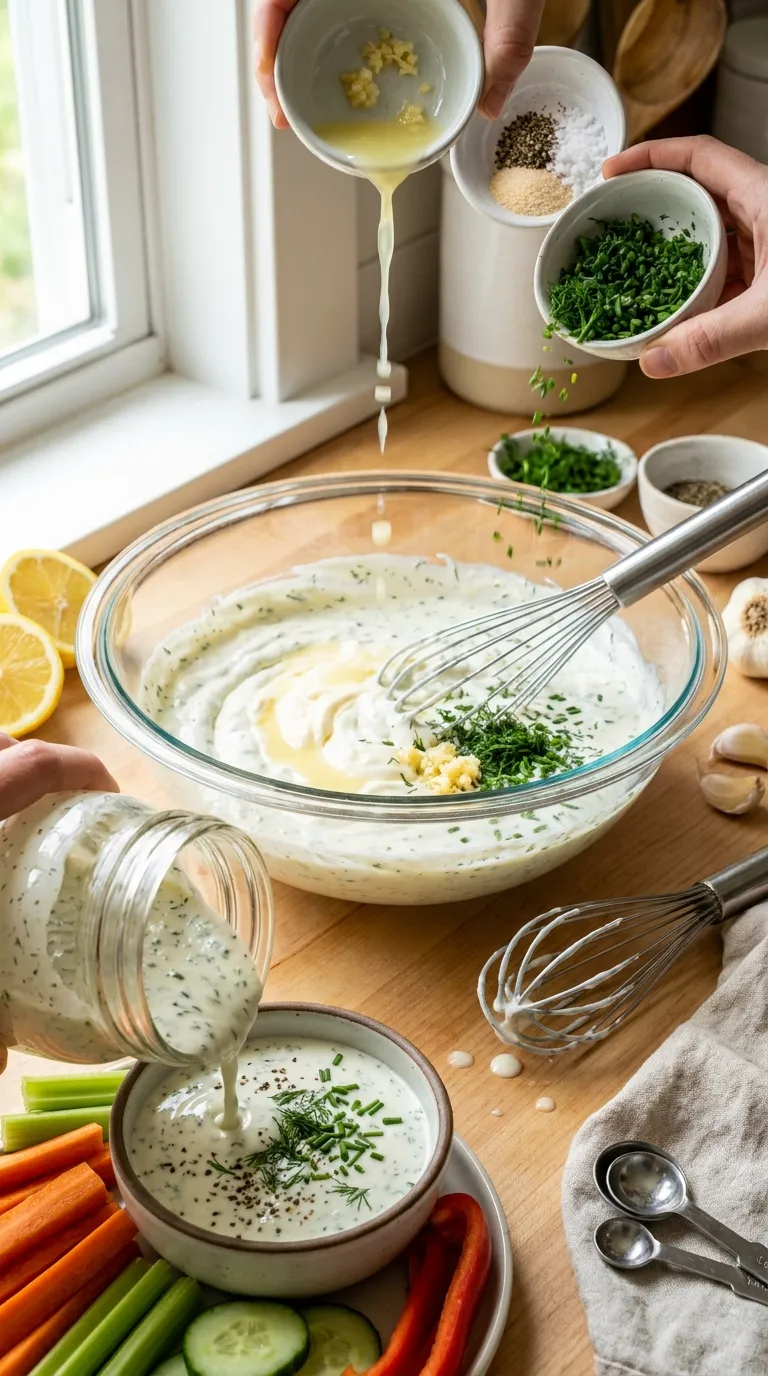 How to Make Homemade Ranch Dressing