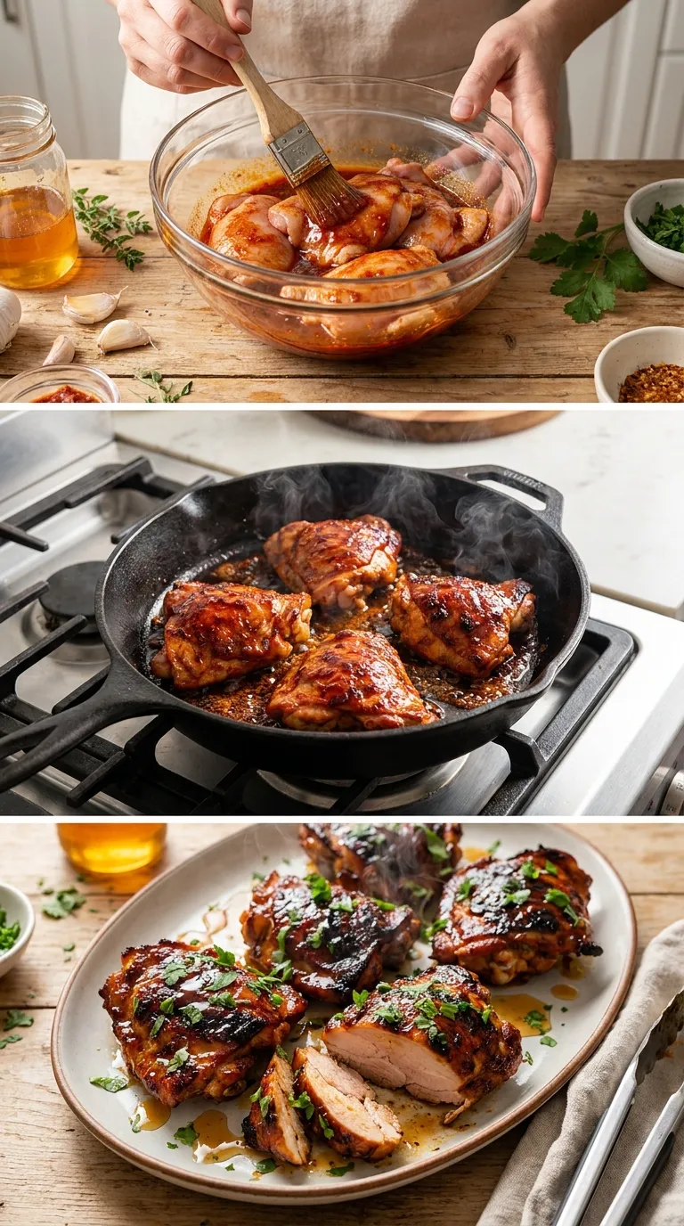 How to Make Honey Harissa Chicken